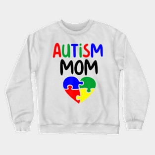 Autism Awareness Month Autism Mom Crewneck Sweatshirt